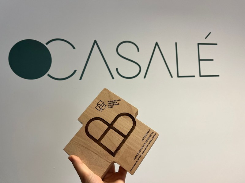 CASALÉ, Premio MAZ Empresa Saludable 2020 en categoría C'